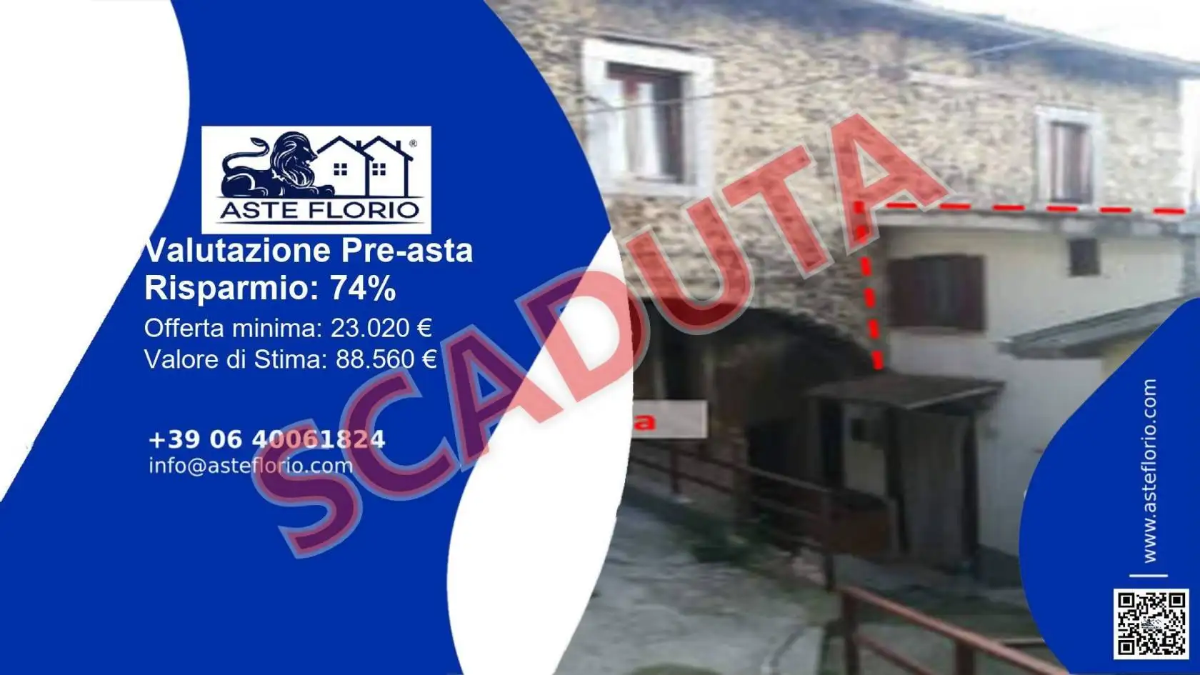 Appartamento in asta a Borgorose