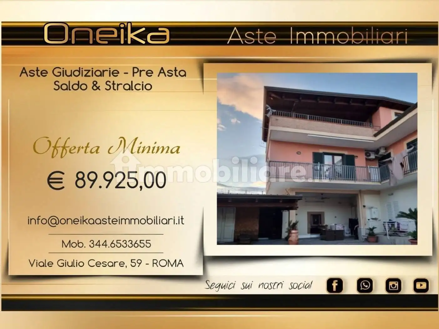 Appartamento in asta a Villa di Briano