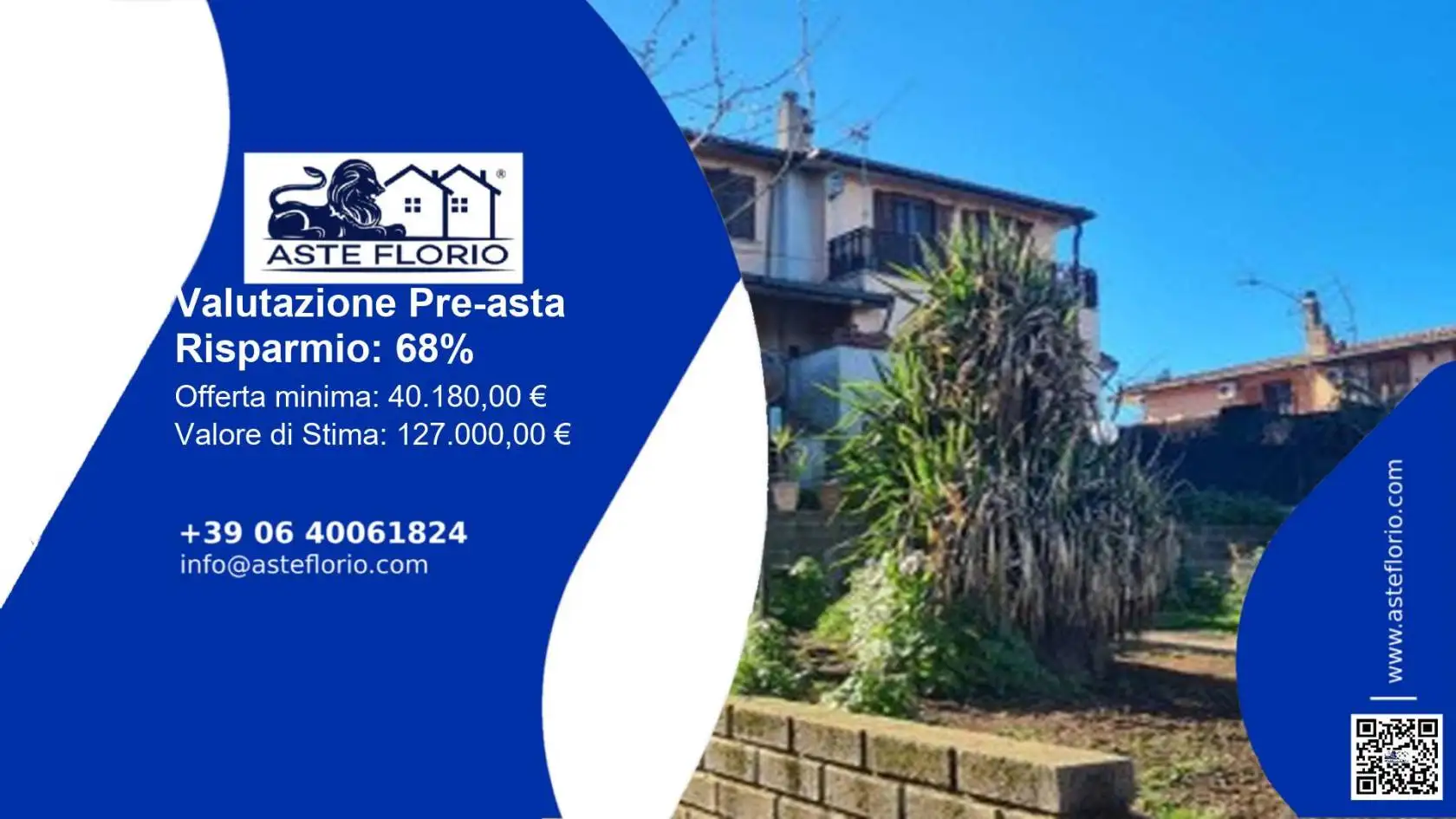 Villa in asta a Ardea