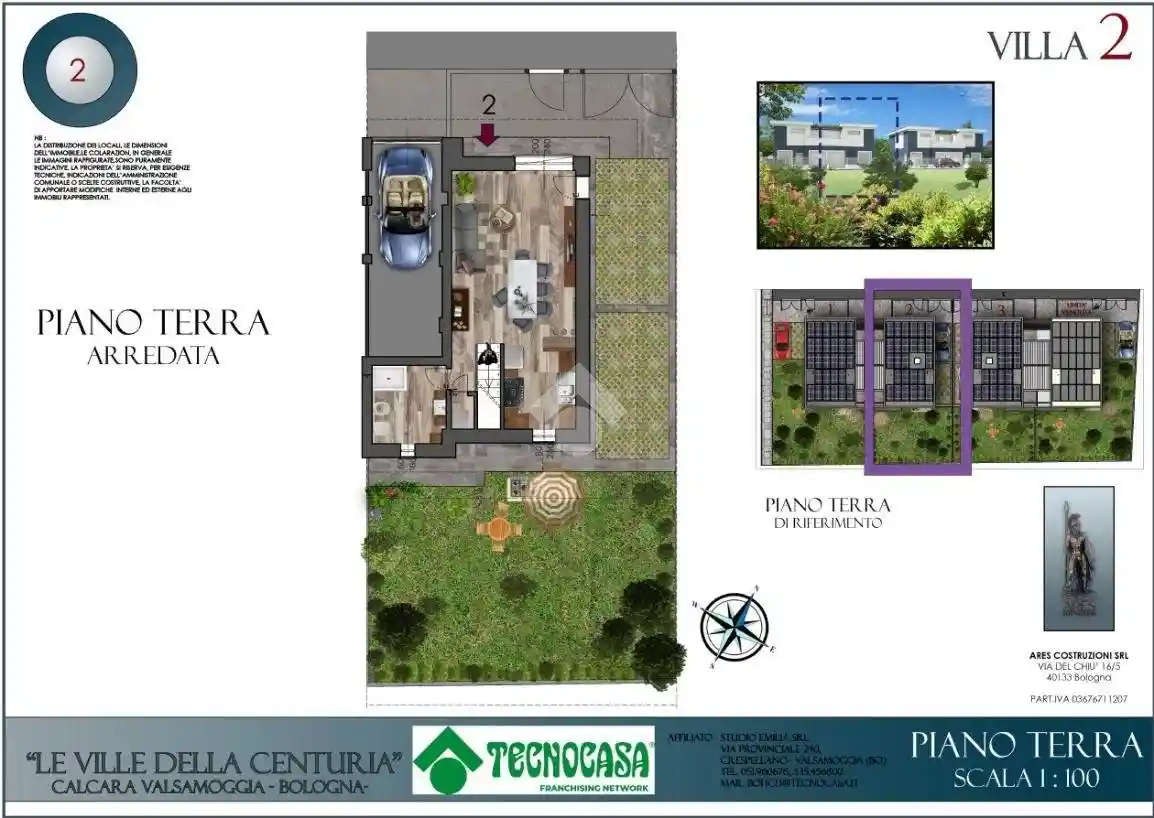 Villa bifamiliare via Alessandro Scorzoni 1, Calcara, Valsamoggia - foto 2