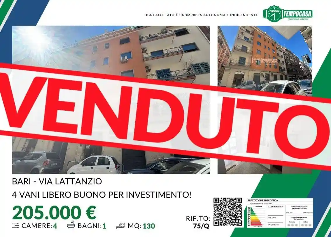 Appartamento in vendita a Bari