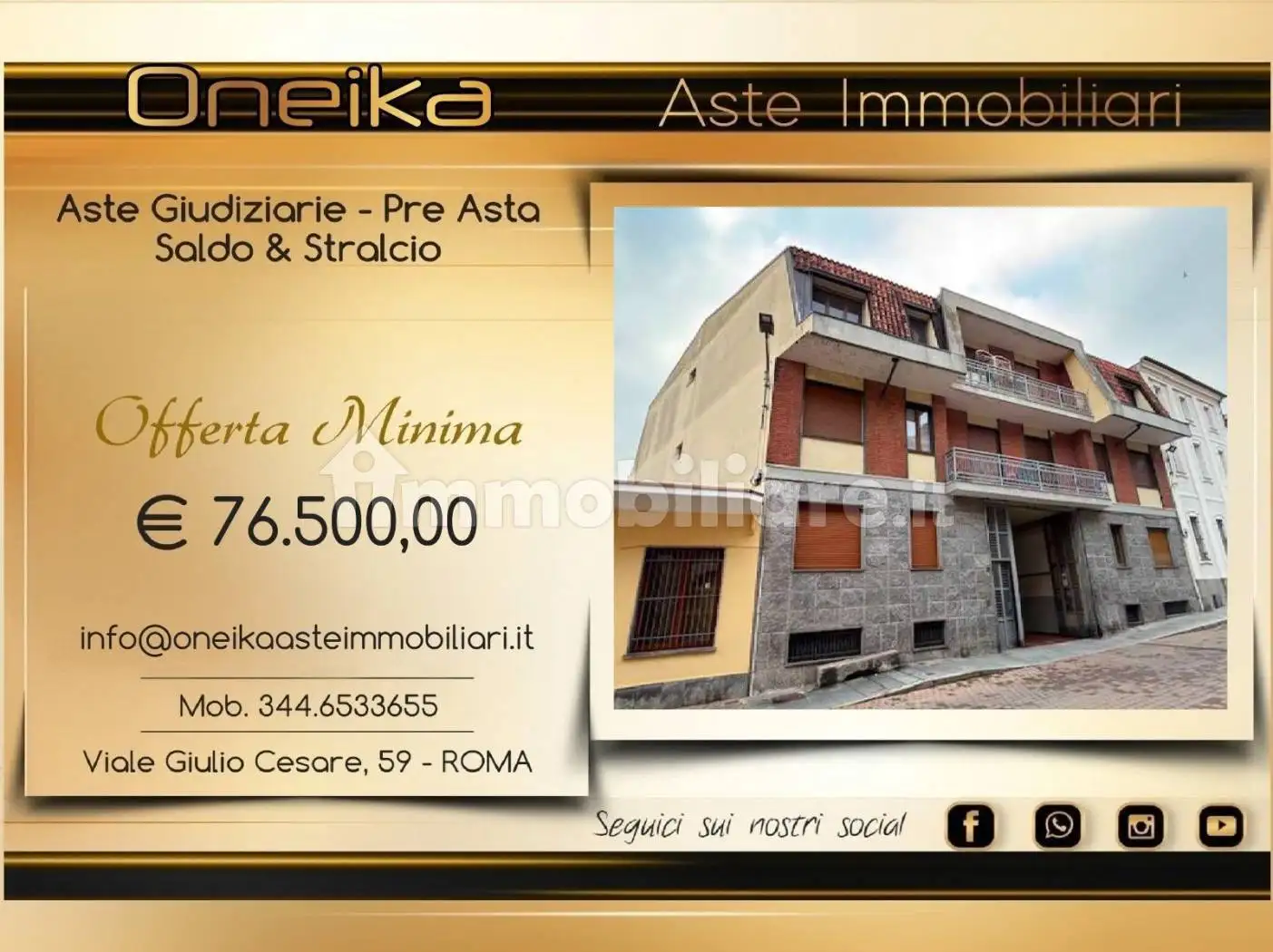 Appartamento in asta a Vinovo