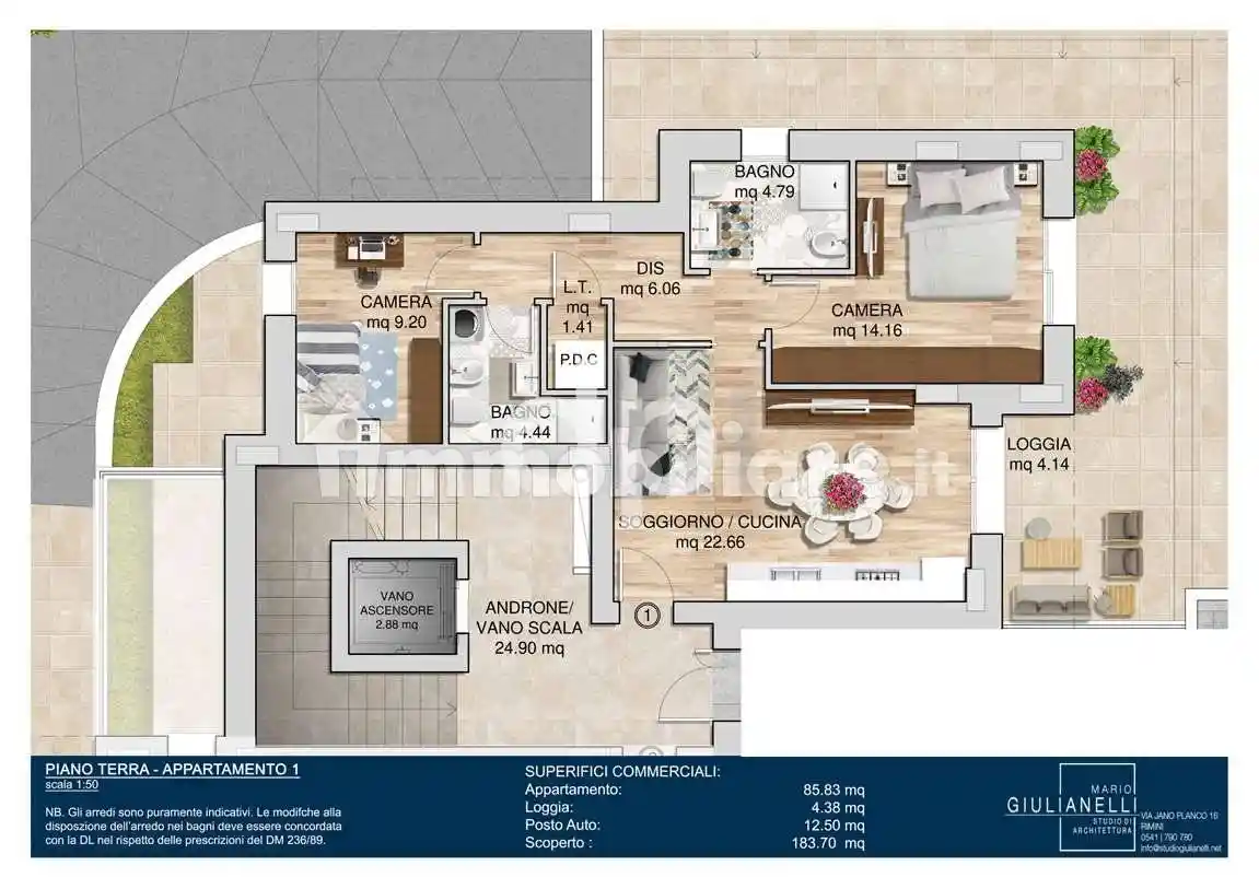 Appartamento in vendita a Rimini