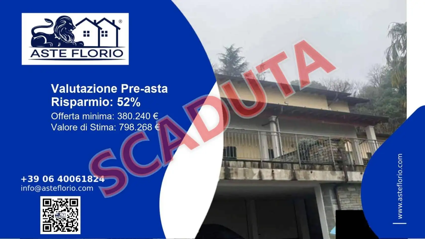 Appartamento in asta a Tremezzina