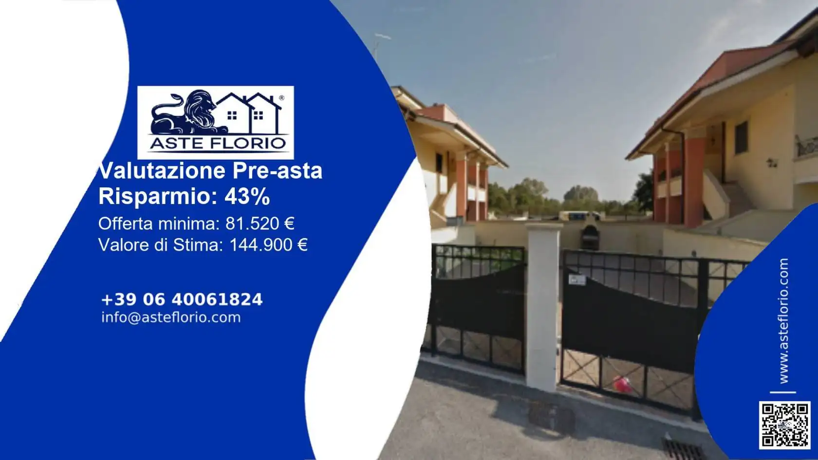 Villa in asta a Pomezia