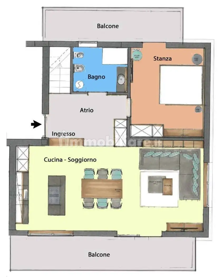 Quadrilocale nuovo, secondo piano, Canazei - foto 4