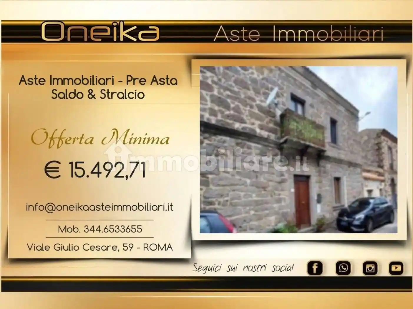 Appartamento in asta a Abbasanta