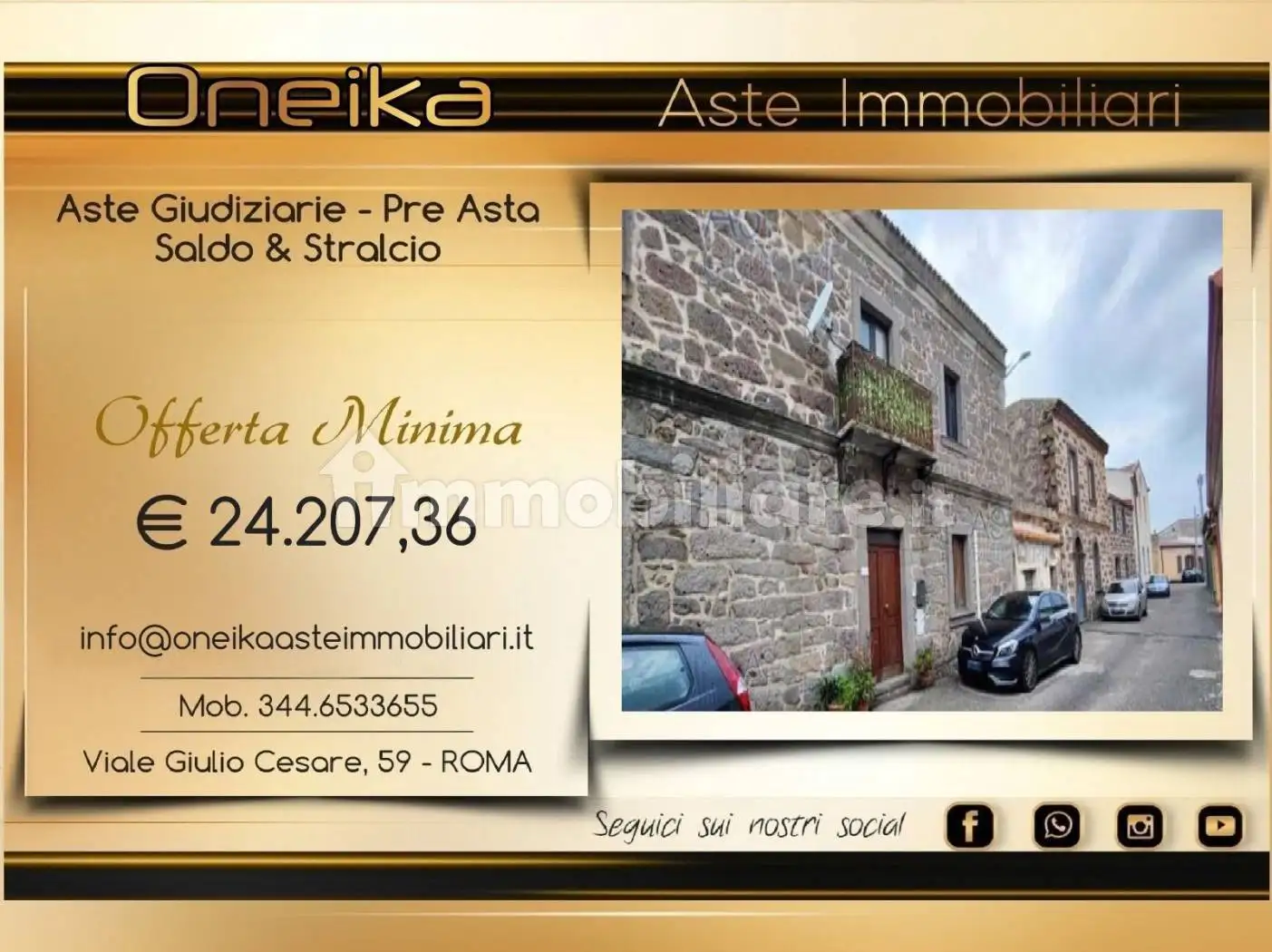 Appartamento in asta a Abbasanta