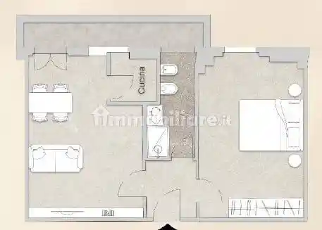 Bilocale da ristrutturare, terzo piano, Giambellino, Milano - foto 4