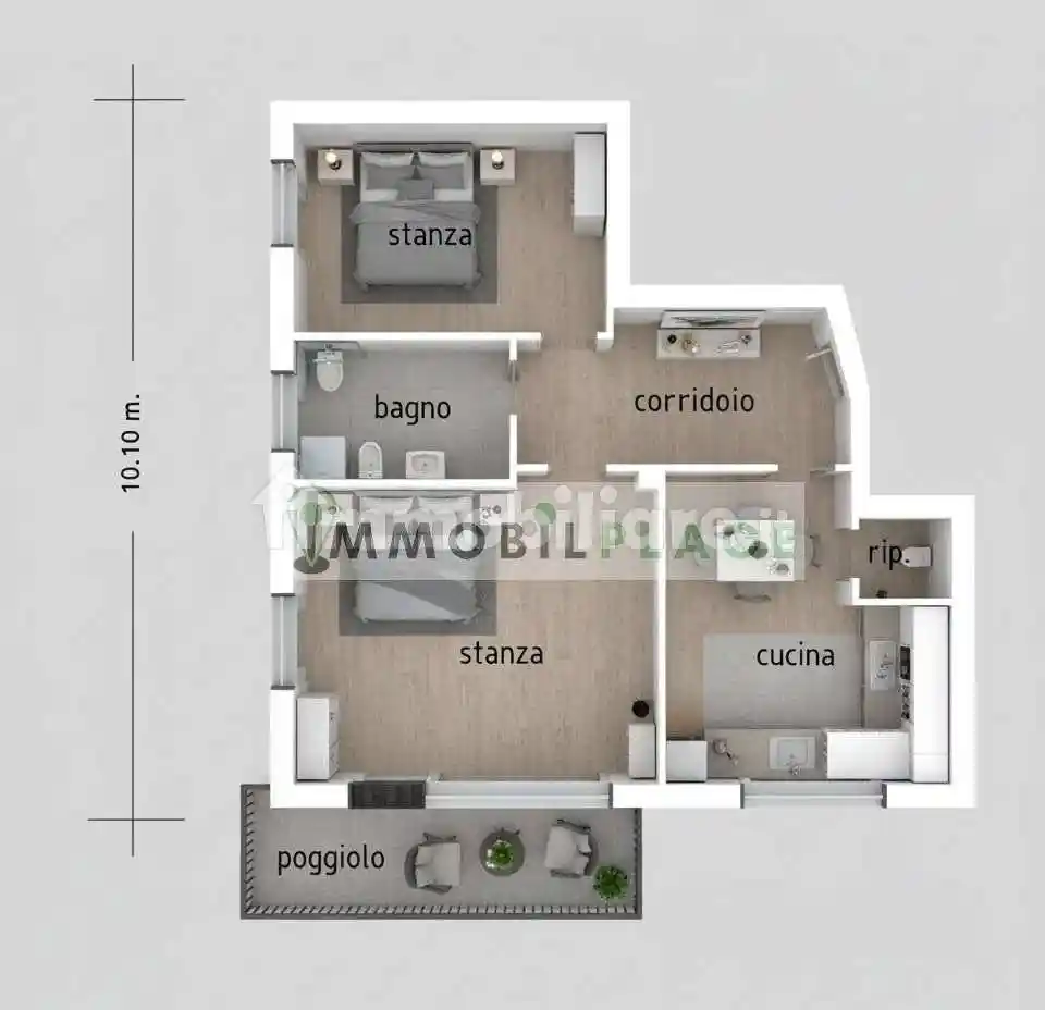 Trilocale via piomarta, Centro Nord, Rovereto - foto 2