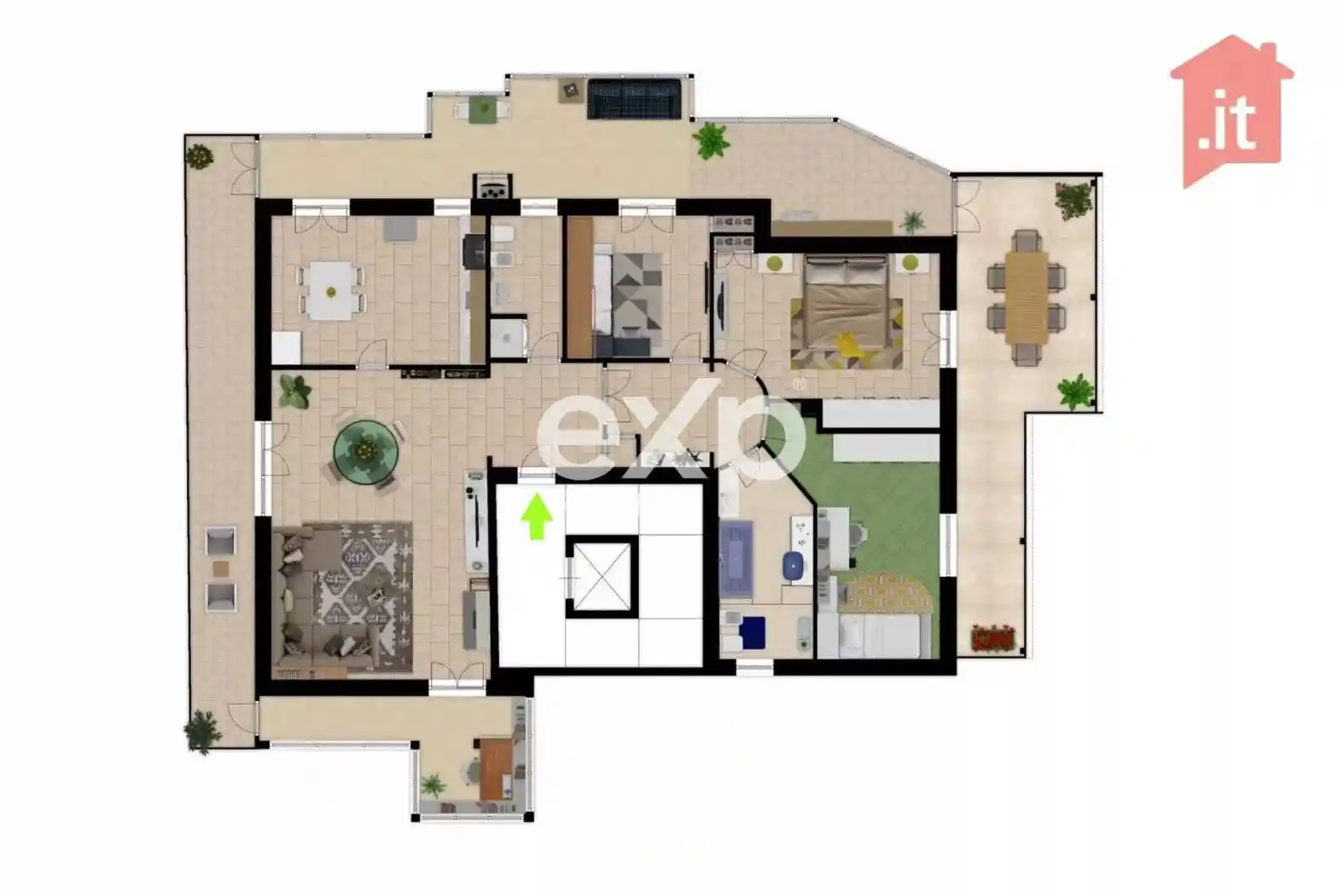 Quadrilocale buono stato, terzo piano, Corso Mazzini, Via Ciccarone, Casarza, Vasto - foto 2