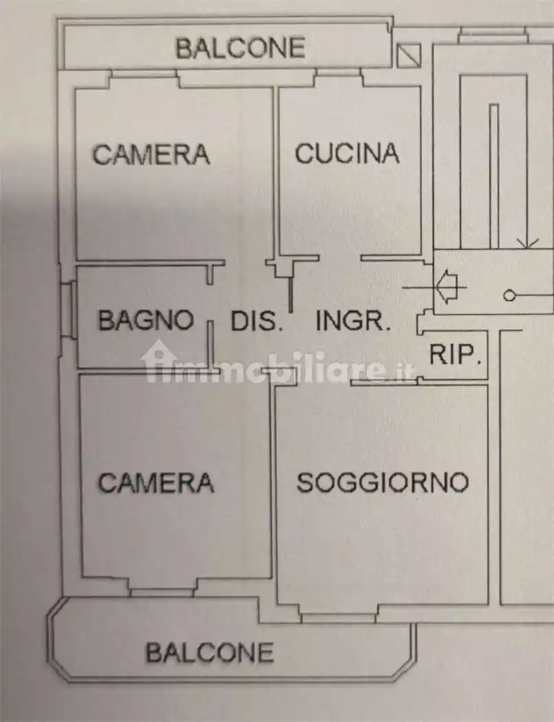 Trilocale via San Lorenzo, 7, Centro, Cantello - foto 5