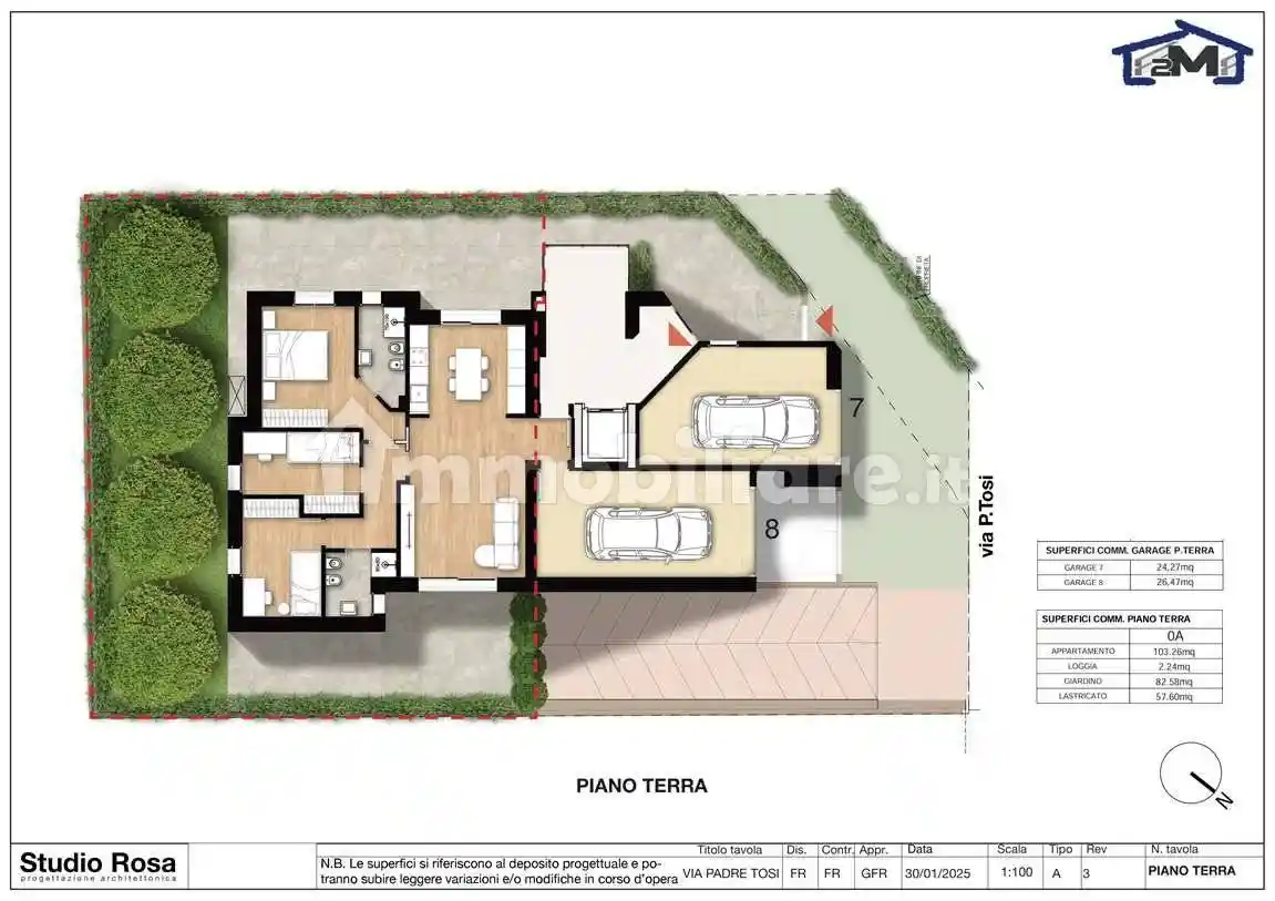 Quadrilocale via Padre Tosi, 52, Via Dario Campana, Rimini - foto 4