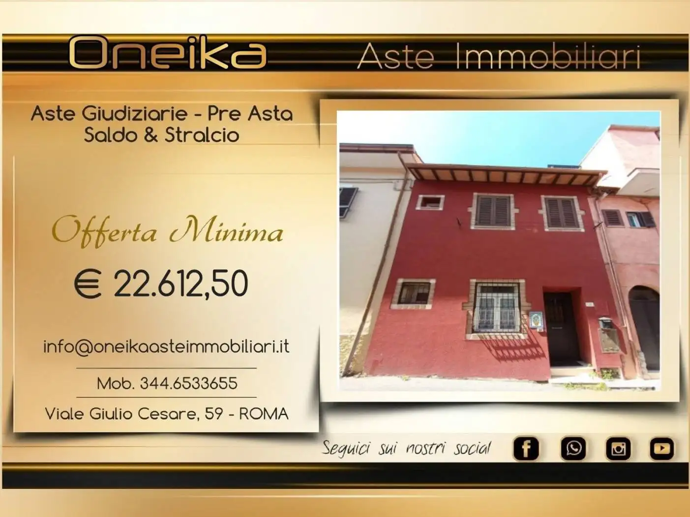 Appartamento in asta a Colonna