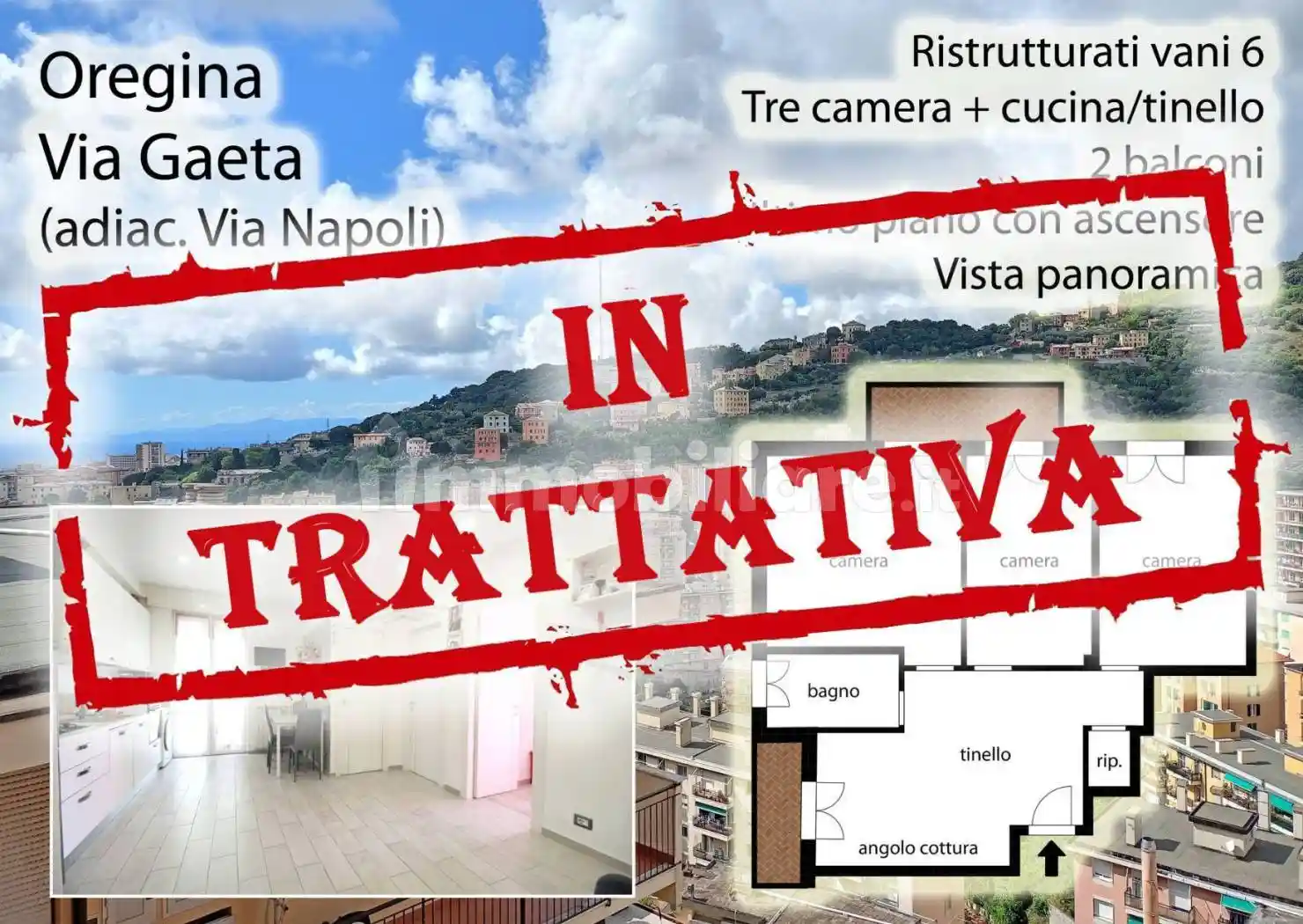 Appartamento in vendita a Genova