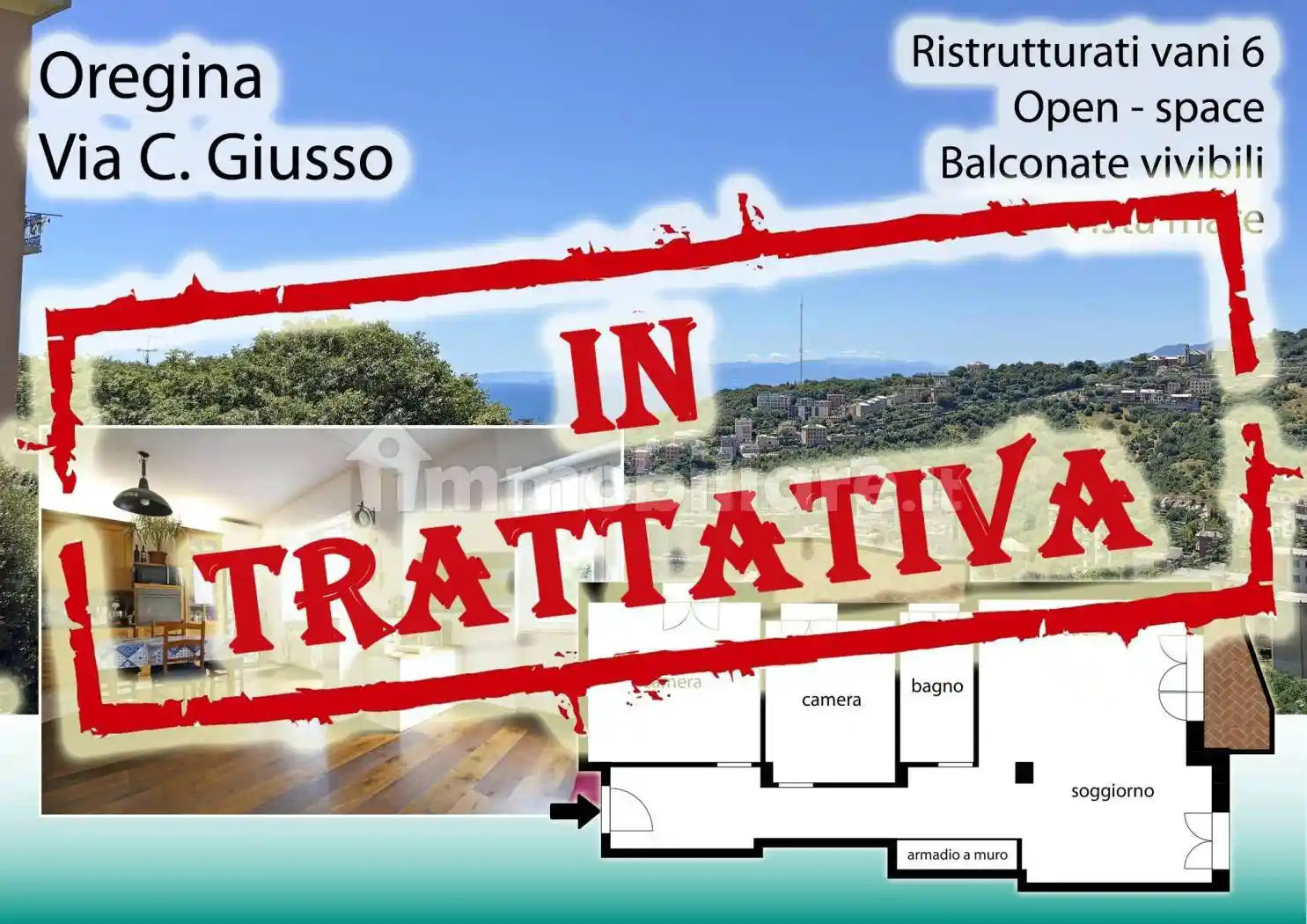 Appartamento in vendita a Genova