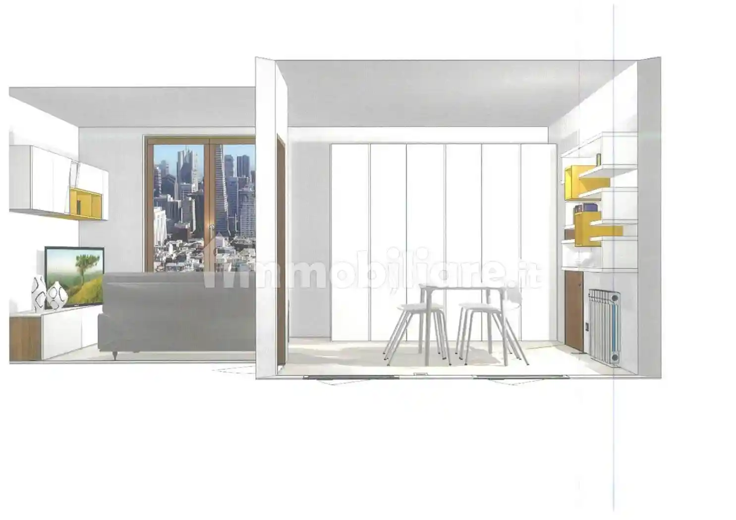 Bilocale piazza Matteotti 6, Centro, Bergamo - foto 4