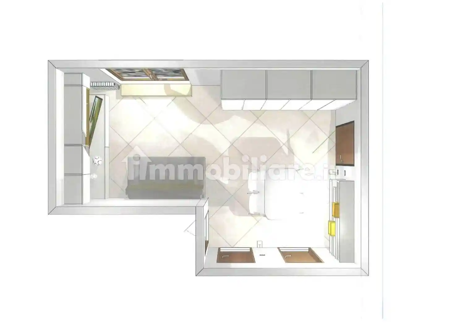 Bilocale piazza Matteotti 6, Centro, Bergamo - foto 5