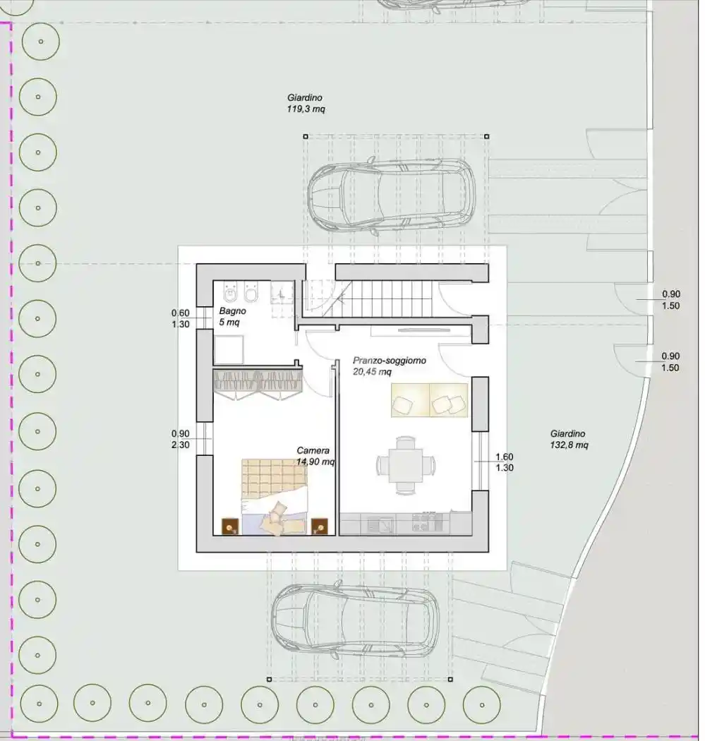 Villa bifamiliare Str. La Rizza, Sacra Famiglia - Castel D'Azzano, Verona - foto 3