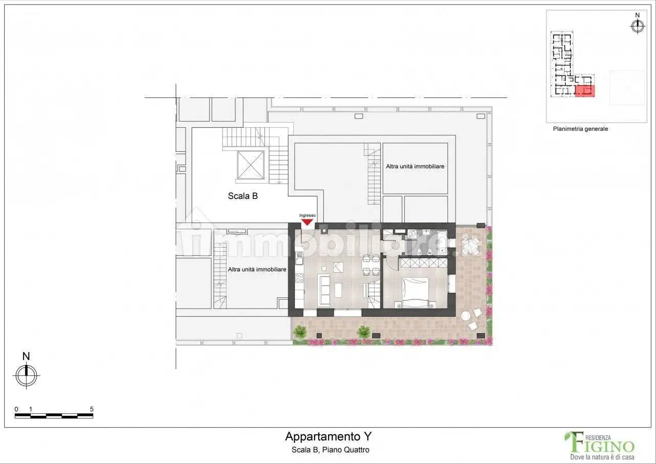 Appartamento in vendita a Milan