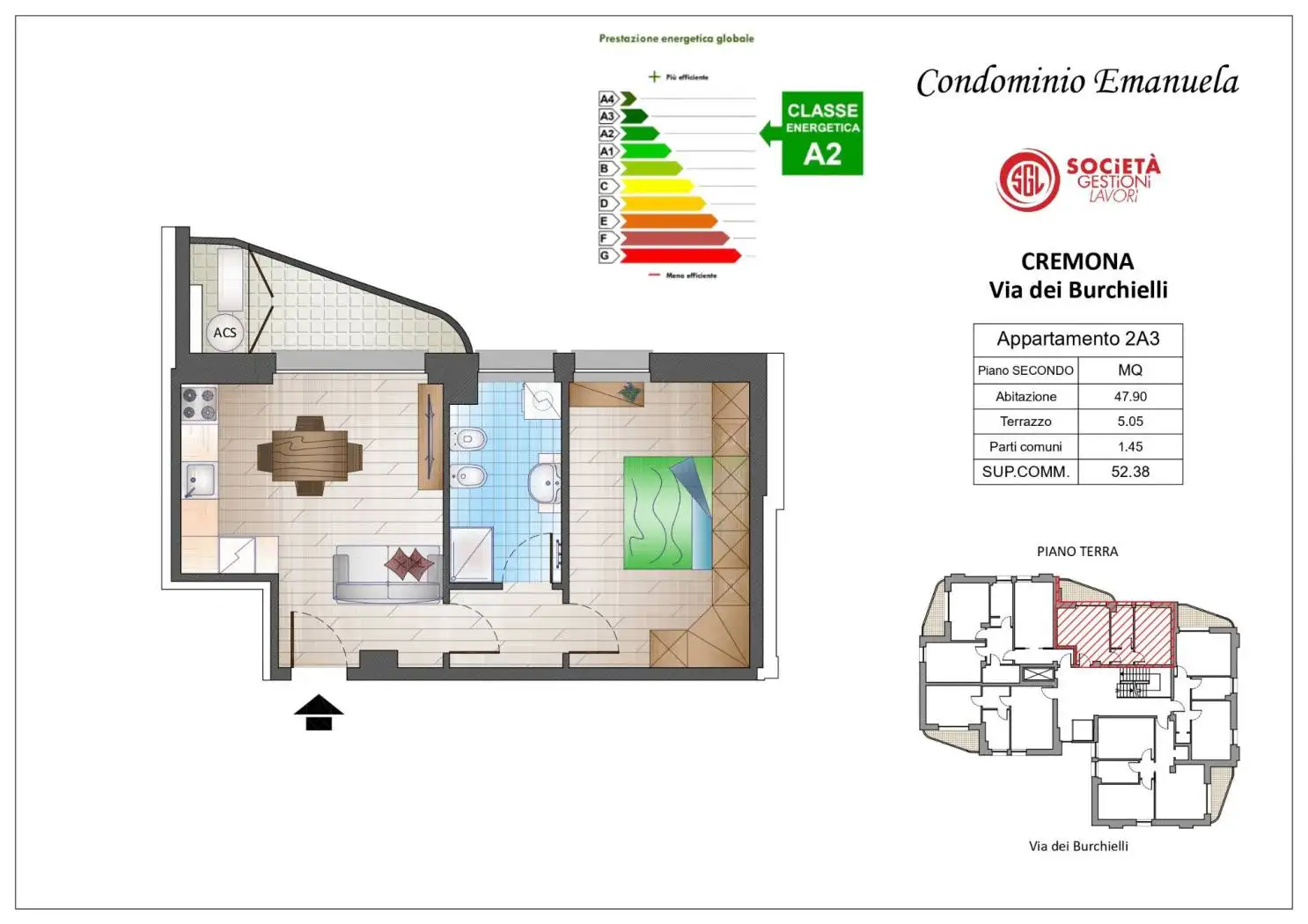 Appartamento in vendita a Cremona