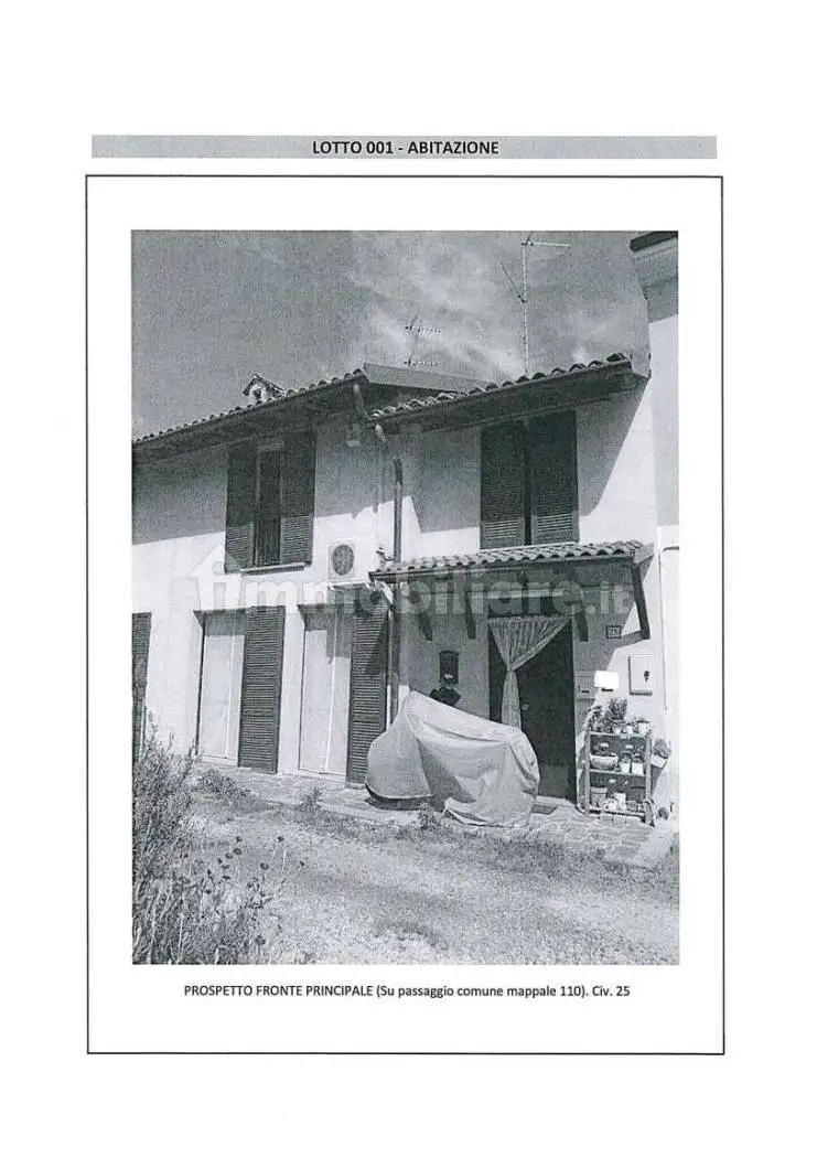 Villetta a schiera in asta a Bastida Pancarana