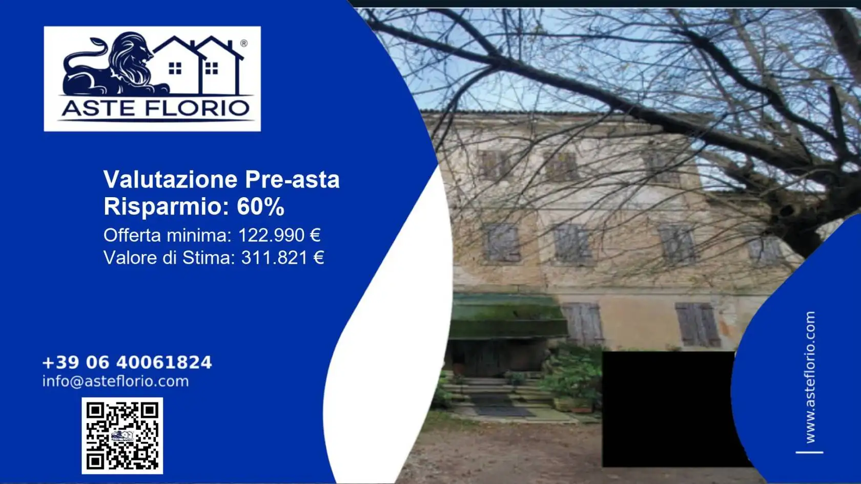 Villa in asta a Loreo