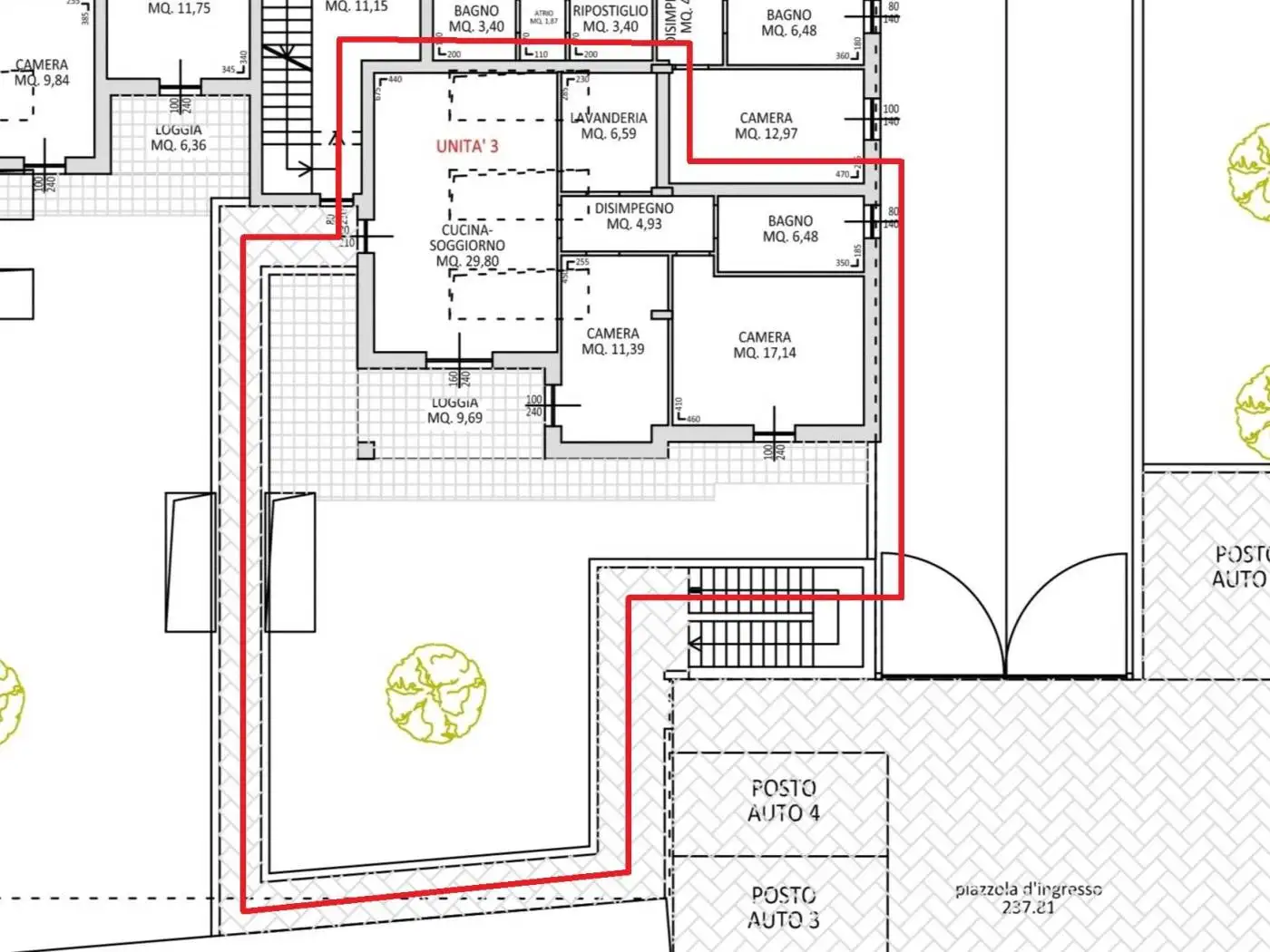 Trilocale via Ponte Fabbro 82, Centro, Cologne - foto 4