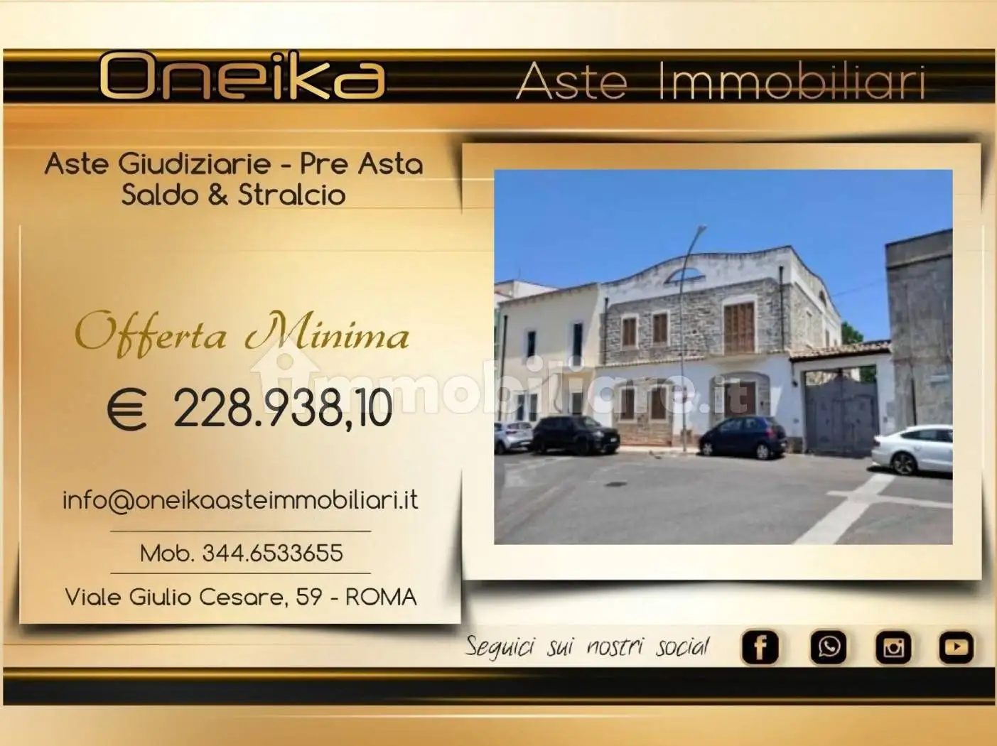 Casa indipendente in asta a Orune