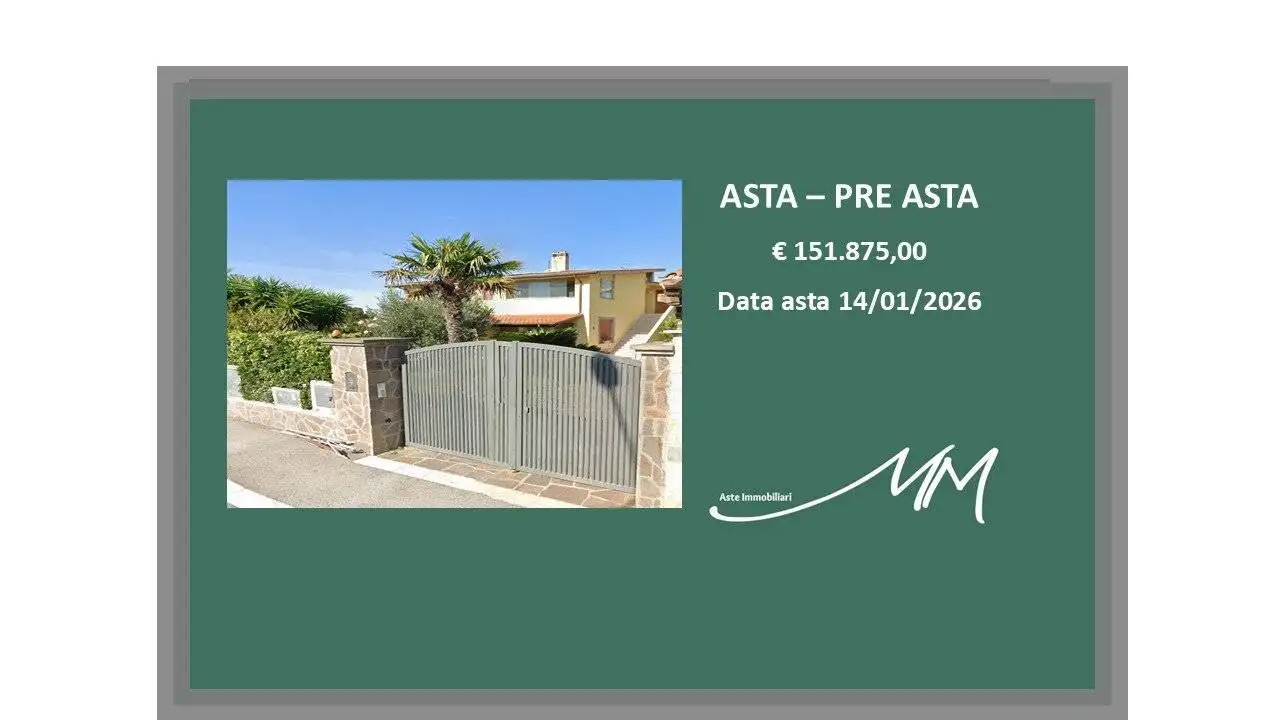 Villa in asta a Fiumicino