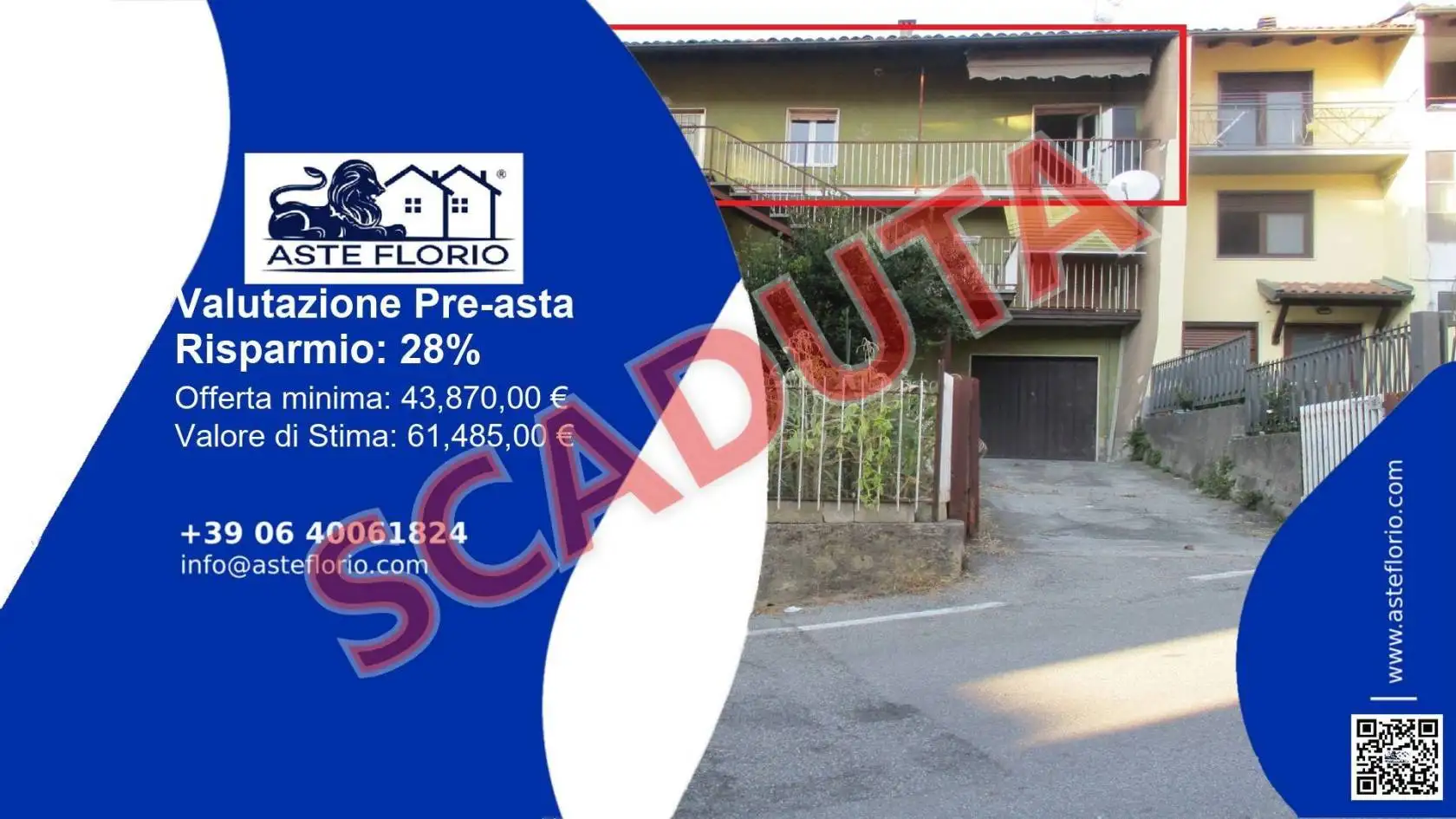 Appartamento in asta a Pradalunga