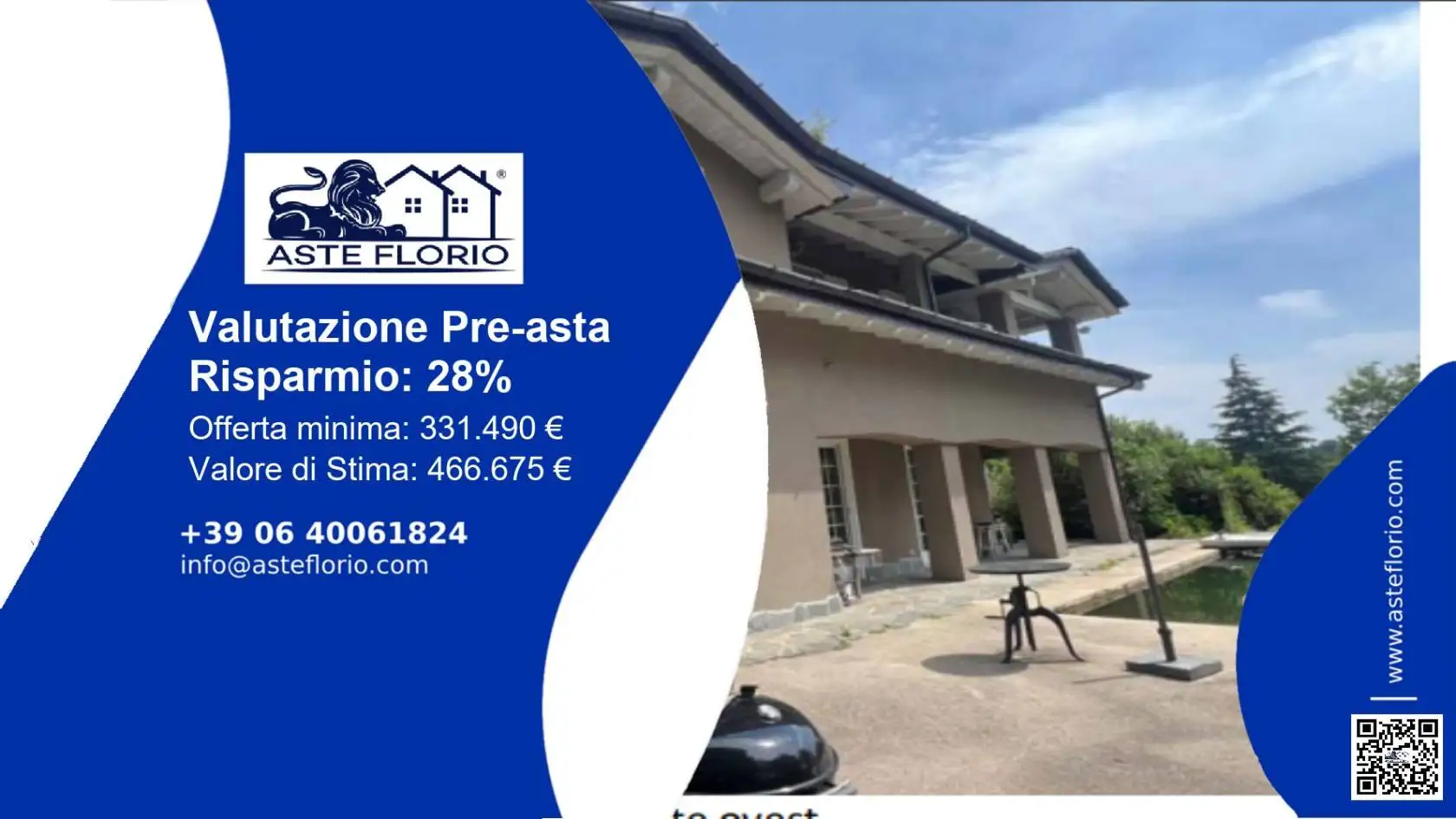 Villa in asta a Mornago