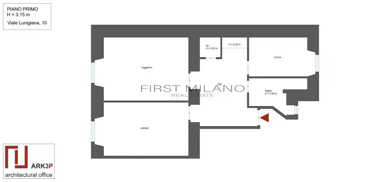 Trilocale viale Lunigiana 10, Cascina dei Pomi, Milano - foto 3