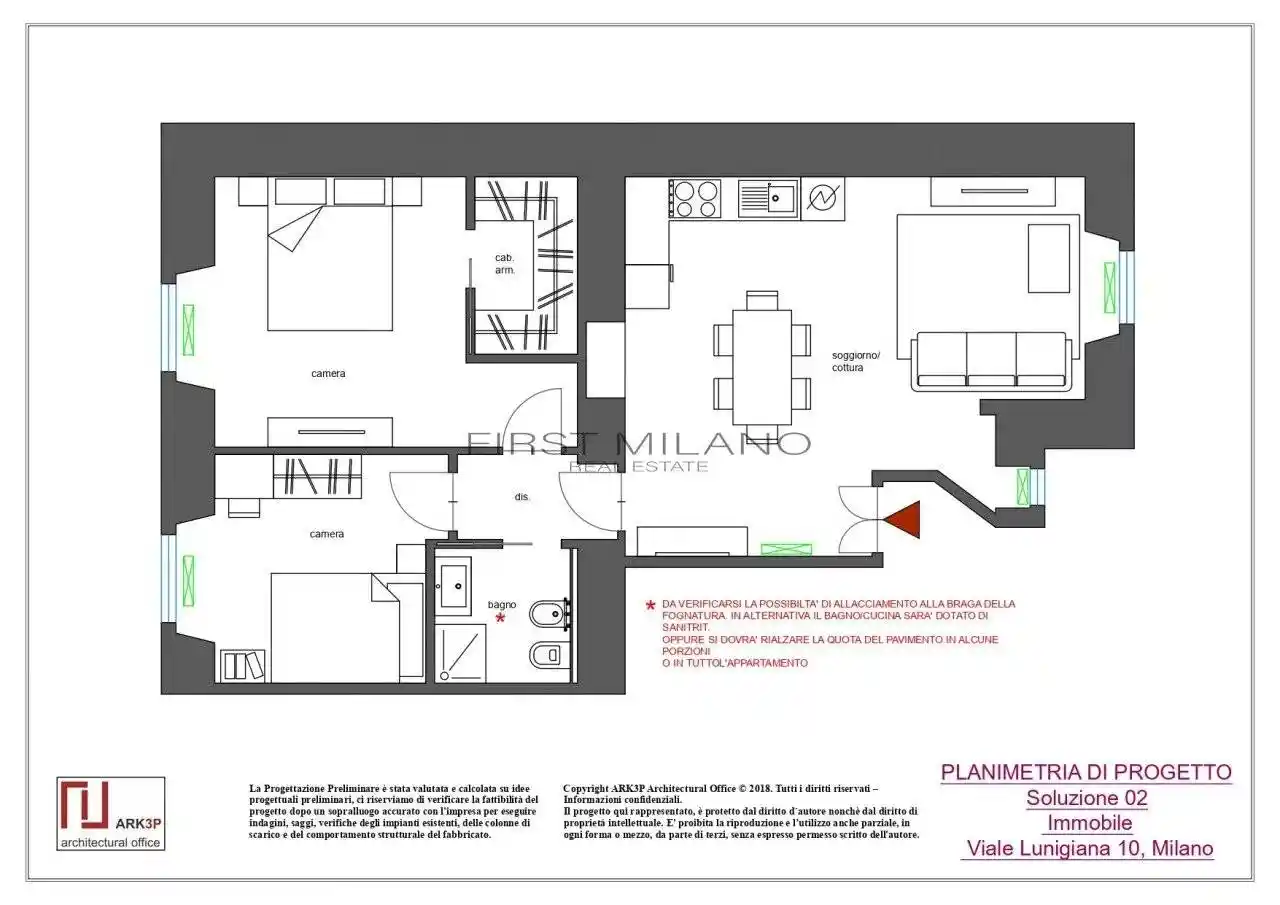 Trilocale viale Lunigiana 10, Cascina dei Pomi, Milano - foto 4