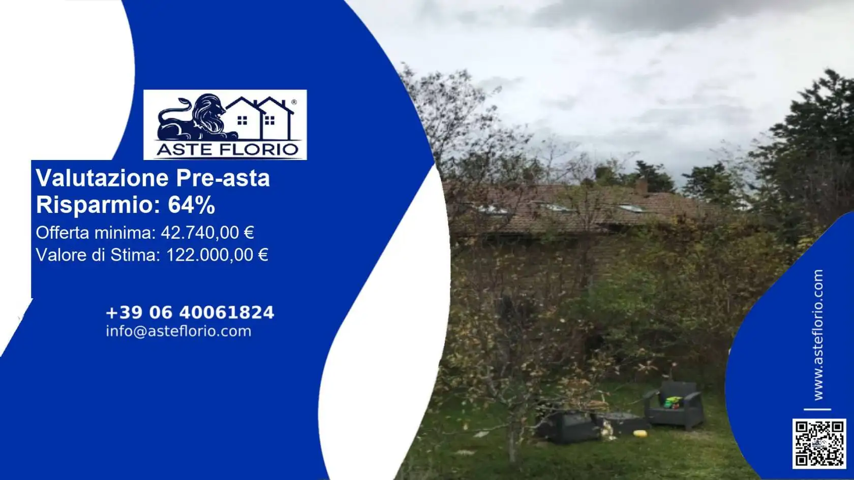 Villetta a schiera in asta a Monzuno