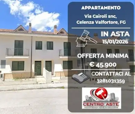 Appartamento in asta a Celenza Valfortore