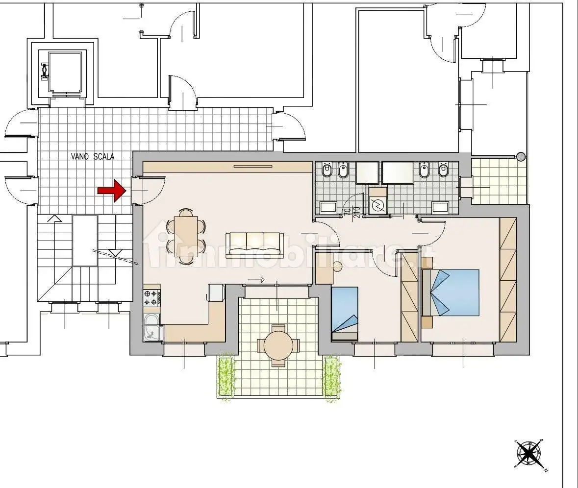 Trilocale via Guglielmo Oberdan, Centro, Arosio - foto 5