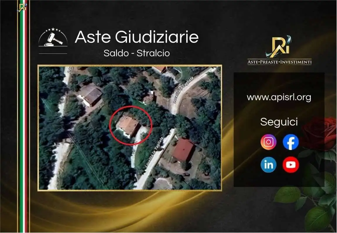 Villa in asta a Maiolo