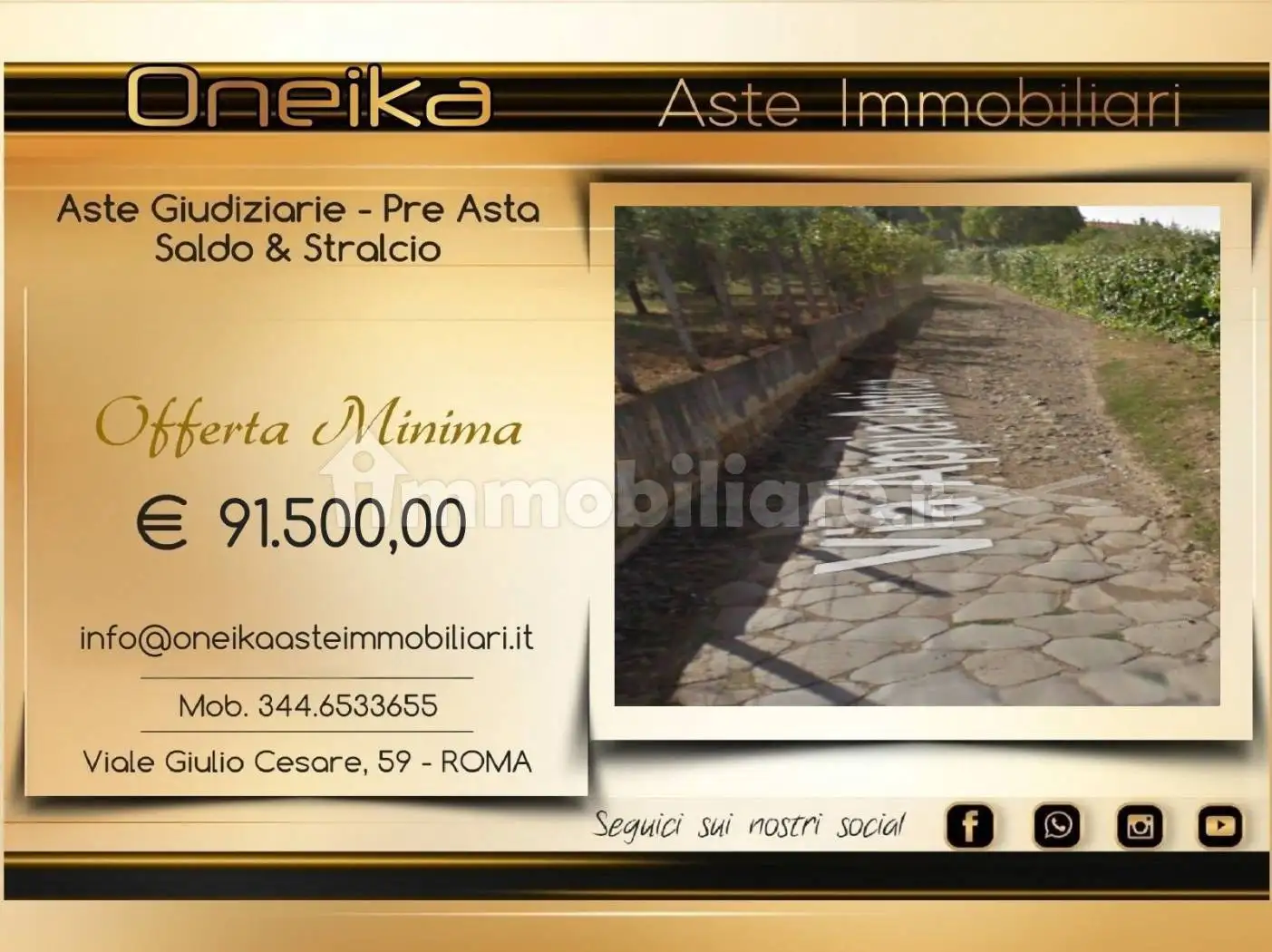 Villa in asta a Velletri