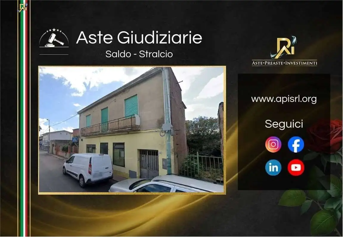 Casa indipendente in asta a Uras
