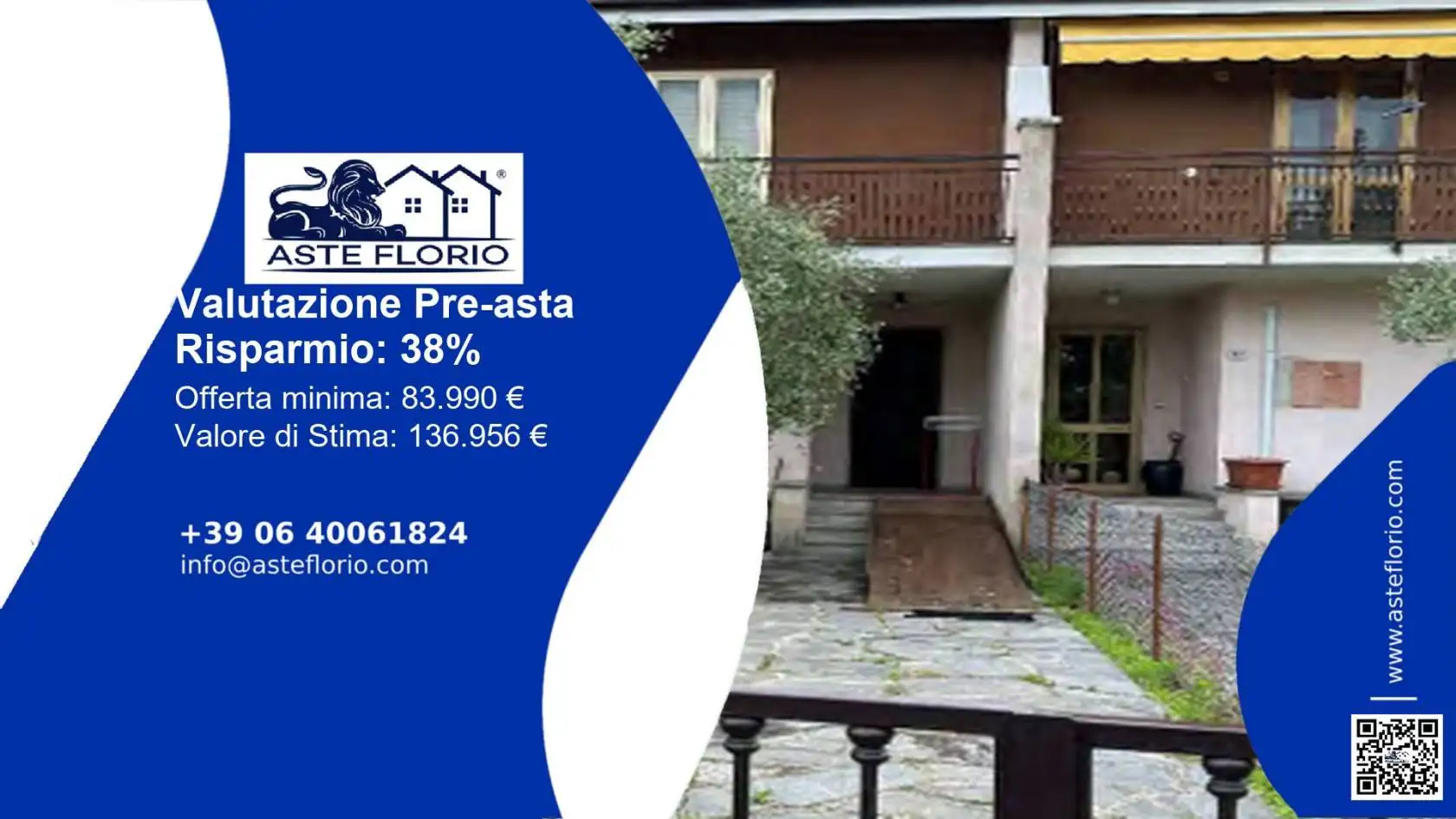 Villetta a schiera in asta a Santhià