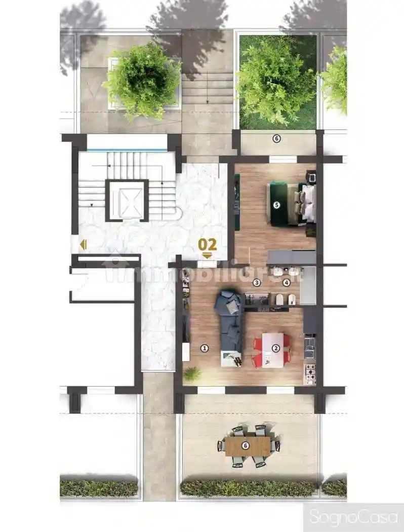 Bilocale via Antonio Canova, Cintoia - Le Torri, Firenze - foto 4