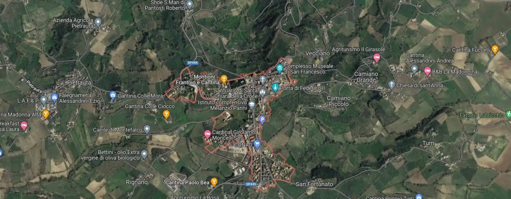 Villa in asta a Montefalco