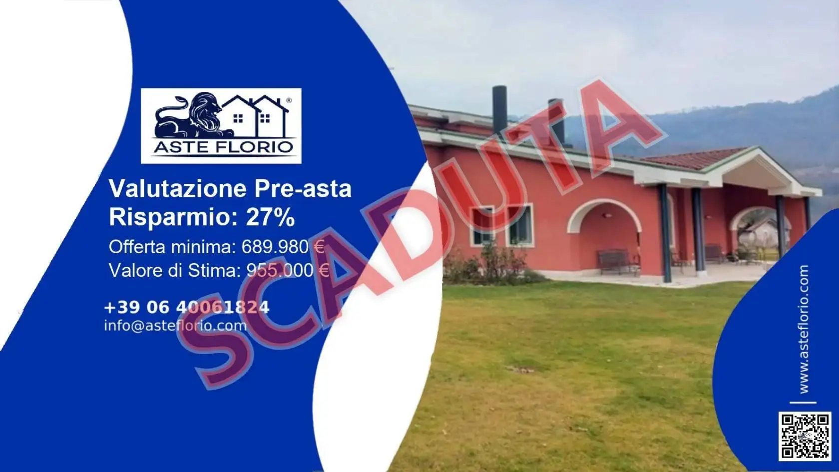 Villa in asta a Chiampo