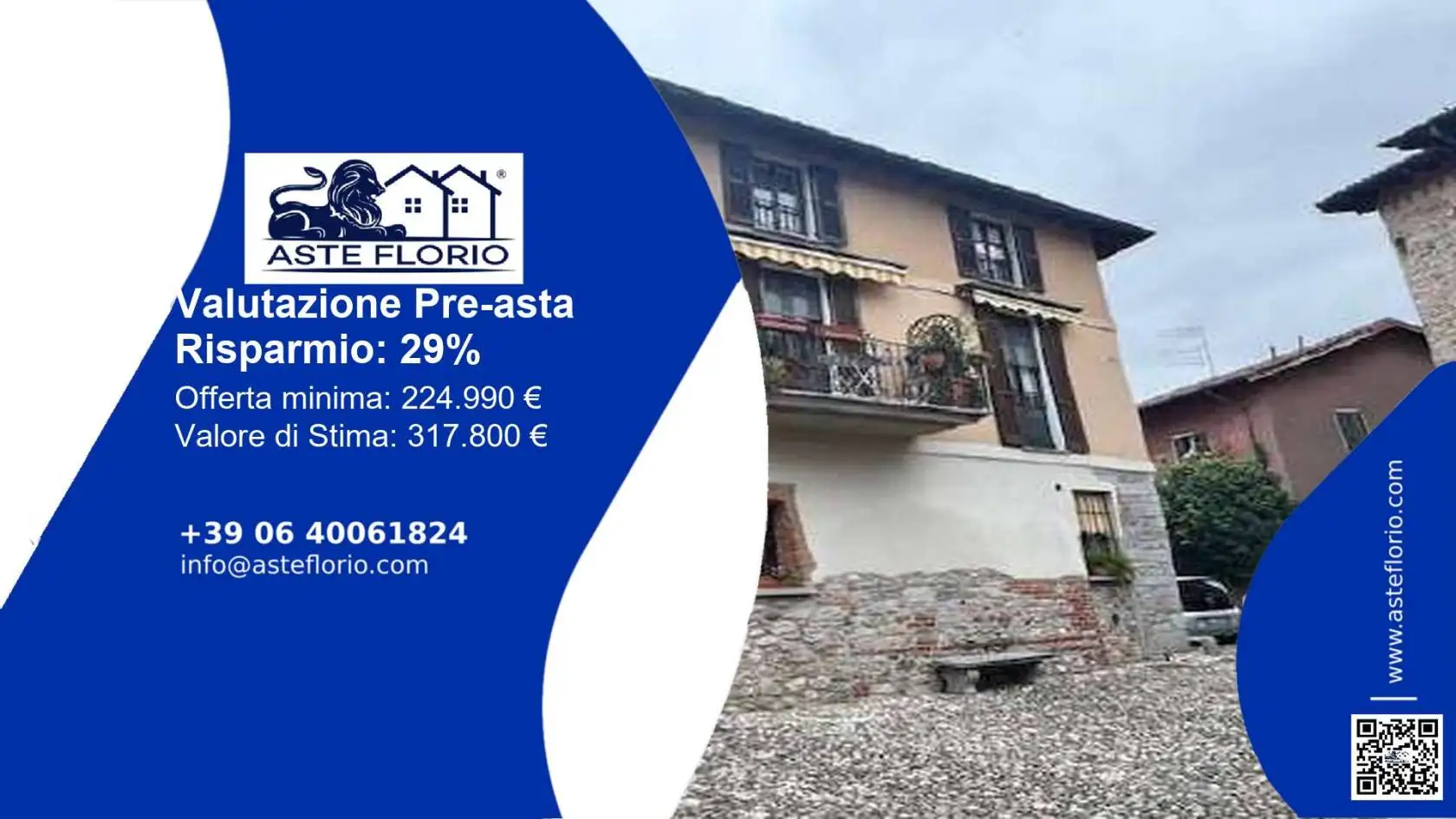 Appartamento in asta a Daverio