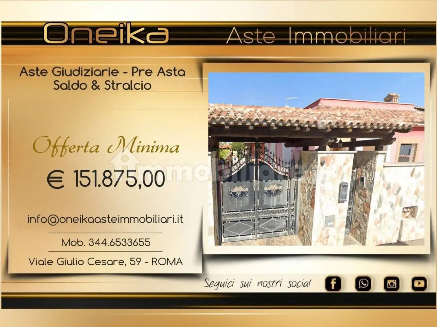 Appartamento in asta a Fiumicino