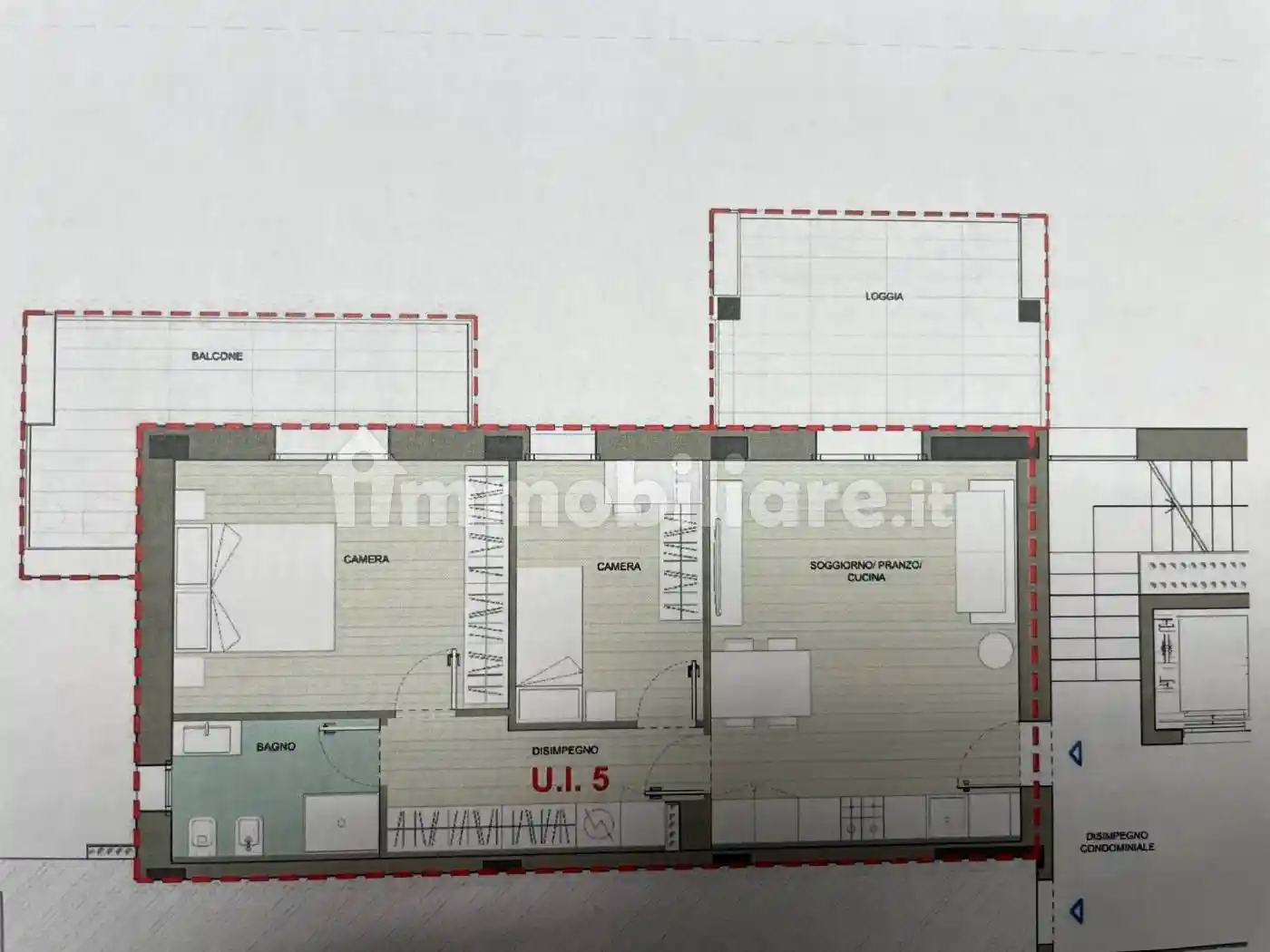 Trilocale via Renato Serra, Villa Fastiggi, Pesaro - foto 5