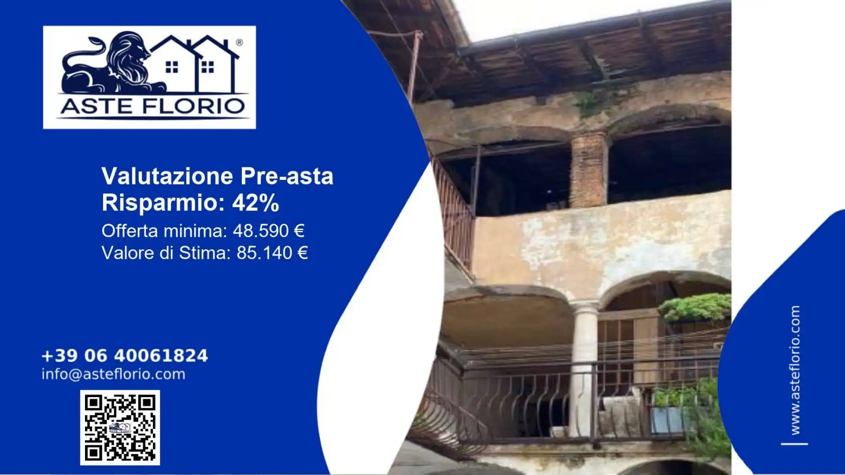 Appartamento in asta a Besano