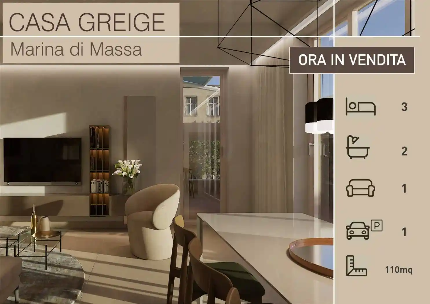 Appartamento in vendita a Massa