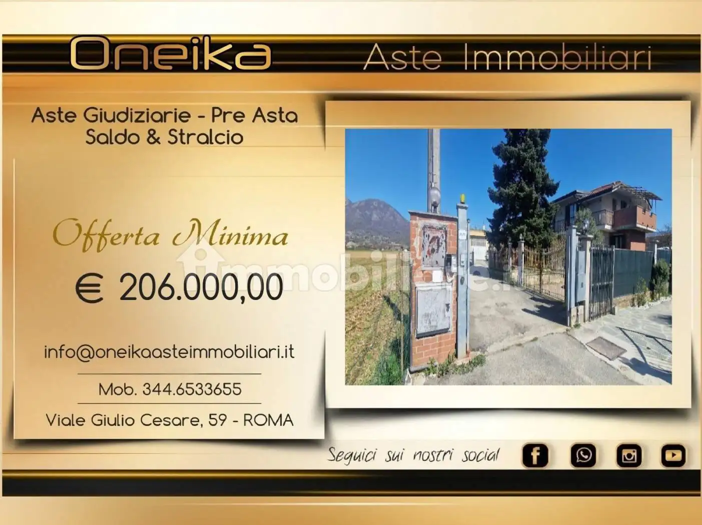 Villa in asta a Frossasco